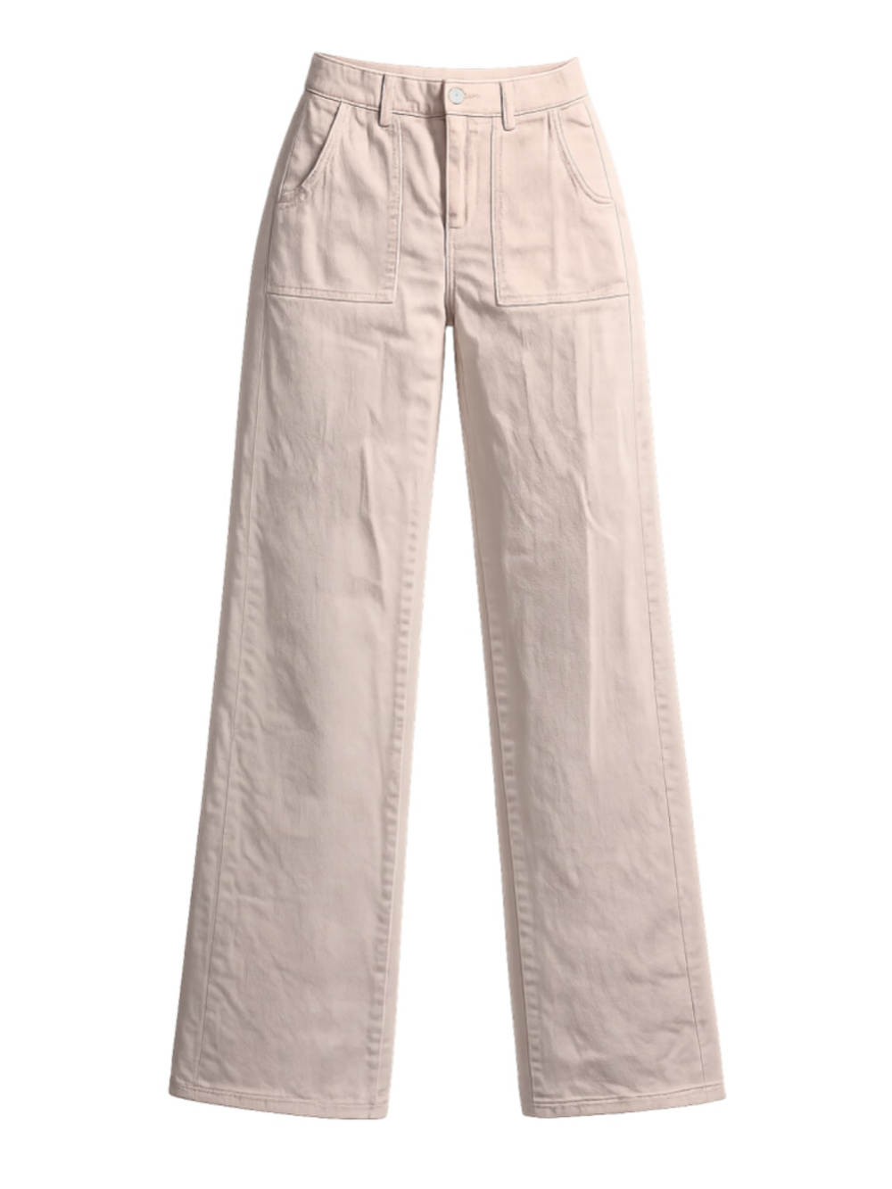 Women's American Eagle Wide Leg Pants Size 6 Long Light Pink
284